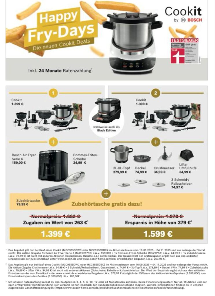 Neue Bosch Cookit-Aktionen von Sinas-Kuechenzauber - der Bosch Cookit Anlaufstelle im Hochtaunuskreis